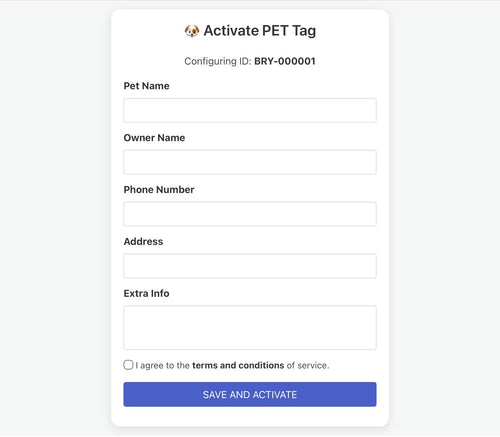 Bariay Pet Tag – Smart QR & NFC Pet ID